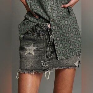 One teaspoon Camden Star Trucker Skirt size 28‎